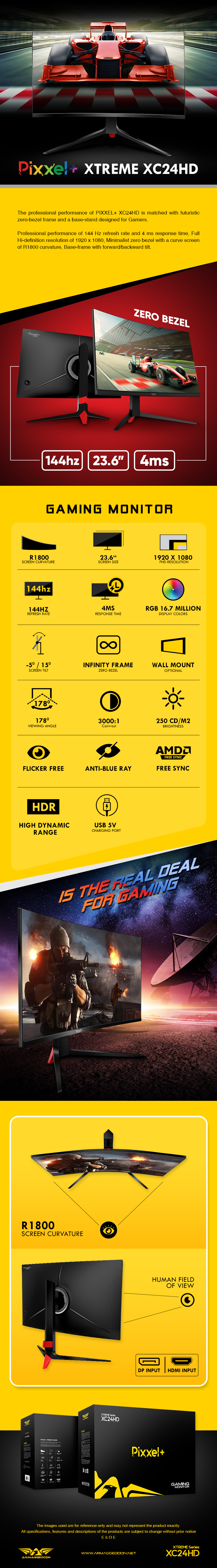 eDM-PIXXEL+Xtreme-XC24HD